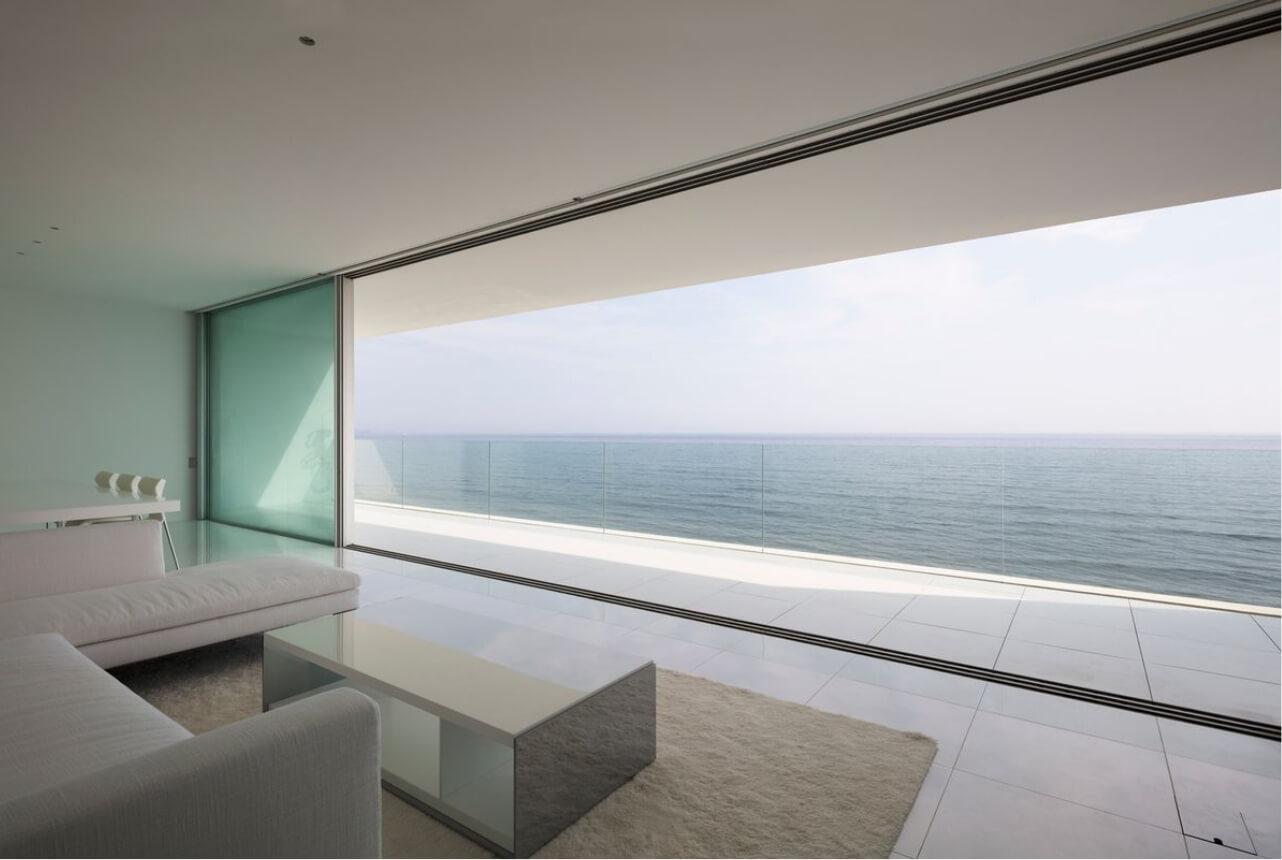 casa con vistas al mar